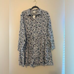 J Crew poplin shirt dress